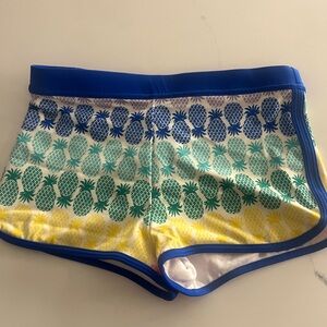 Mini Boden Girls Swimming Shorts Size 8-9 Years Pineapple Print